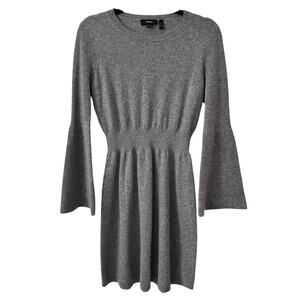 Theory Grey Sleeveless Sweater Dress Grey Size Medium EUC